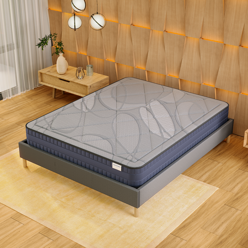Matelas mousse charbon 90x200 cm accueil mémoire de forme Ép.22 cm