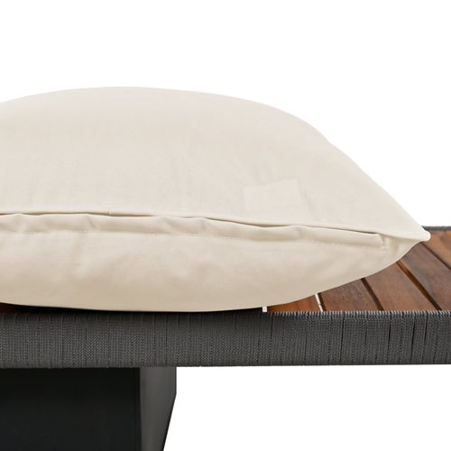 Balançoire De Jardin, Rotin Beige, Double Assise Avec Coussins D'assise Et De Dossier,housse Beige