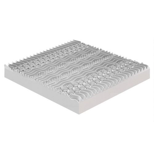 Matelas Mousse 160x200 FENIS - Epaisseur 20 Cm - Réversible - Côté Été/hiver