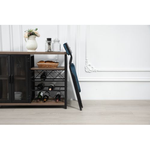 Chaises Pliantes Métal Et Tissu 2 Pièces Avec Coussin, Pliables Et Portables,  Bleu