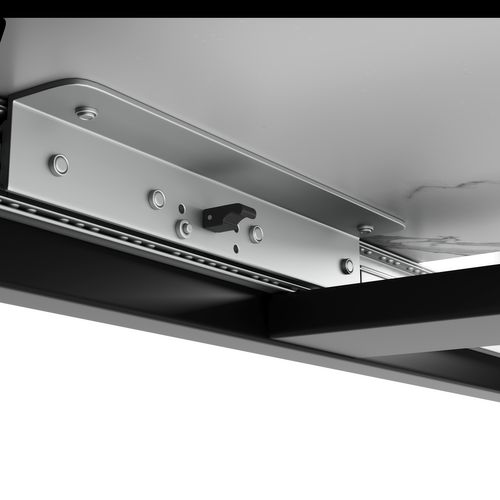 Ensemble Repas Métal 140×80 Cm Table Extensible Avec 4 Chaises ,noir