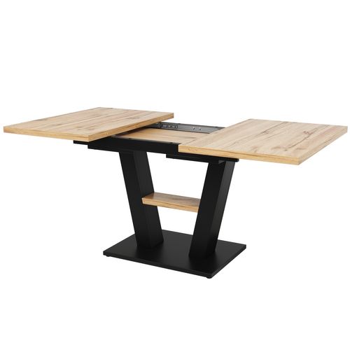 Table Télescopique 118-157x70x75 Cm, Extensible, Pour Cuisine Et Salon