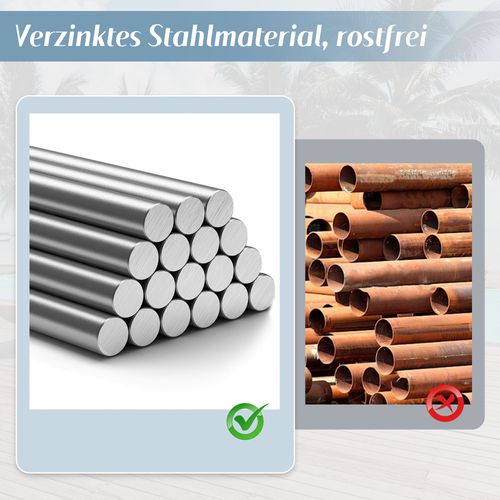 Salon De Jardin Corde Métal 4 Pièces Canapé 2 Places, Fauteuils, Plateau Bois Imitation , Gris