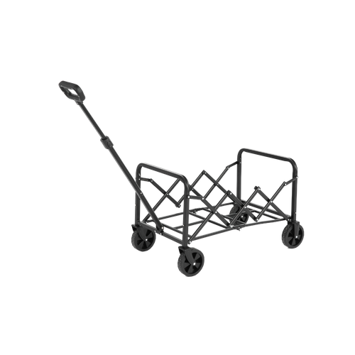 Chariot Pliable Léger, Avec Roues, Pour Courses Et Camping, Capacité Grande, Vert Armée