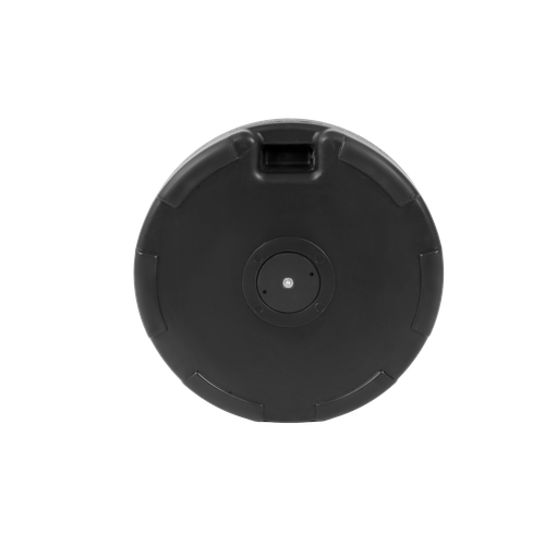 Base De Parapluie En Béton Lourd Avec Une Finition En Métal, Gris