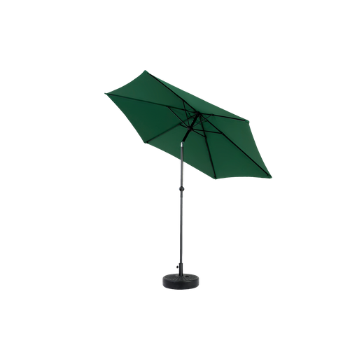 Parasol Double Face Rectangulaire 4,5 m Avec Manivelle Pour Extérieur ,vert Foncé