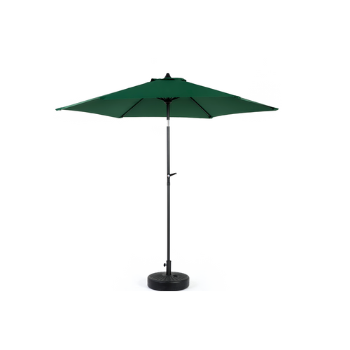 Parasol Double Face Rectangulaire 4,5 m Avec Manivelle Pour Extérieur ,vert Foncé