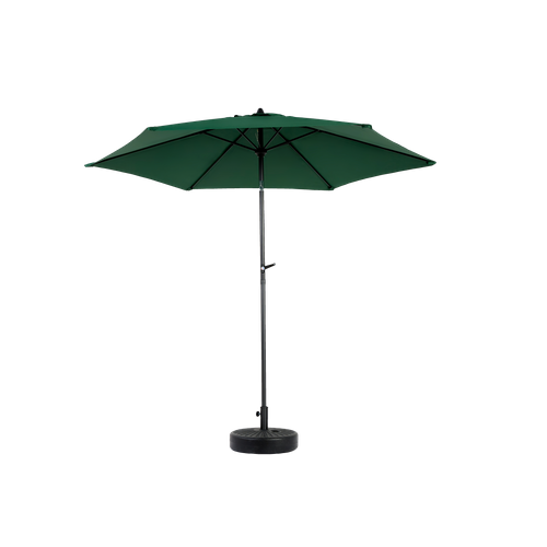 Parasol Double Face Rectangulaire 4,5 m Avec Manivelle Pour Extérieur ,vert Foncé