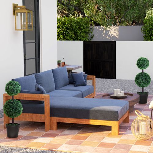 Plante Artificielle En Plastique Grande 67 Cm, Arbre Décoratif Avec 2 Boules, Pour Salon Bureau