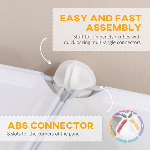 Rangement à Chaussures En Acier Et Plastique, Boîte De Rangement, Idéal Pour L'entrée, Blanc