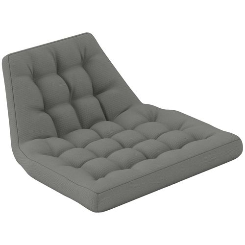 Coussin De Siège à Dossier 120×100cm Rembourrage 8cm Imperméable Pour Fauteuil Suspendu, Gris