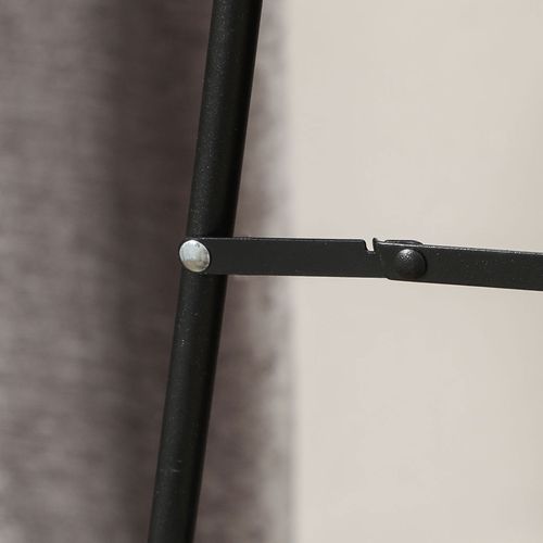 Miroir Debout 50 X 160 Cm Velours Ondulé, Miroir Mural Irrégulier, Blanc