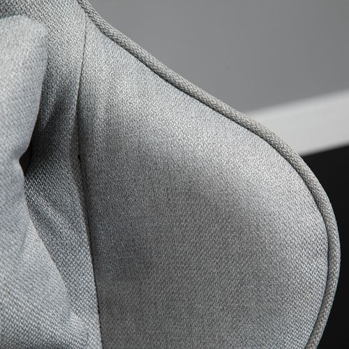 Chaise De Bureau Ergonomique, Accoudoirs Réglables, Coussins Amovibles, Gris