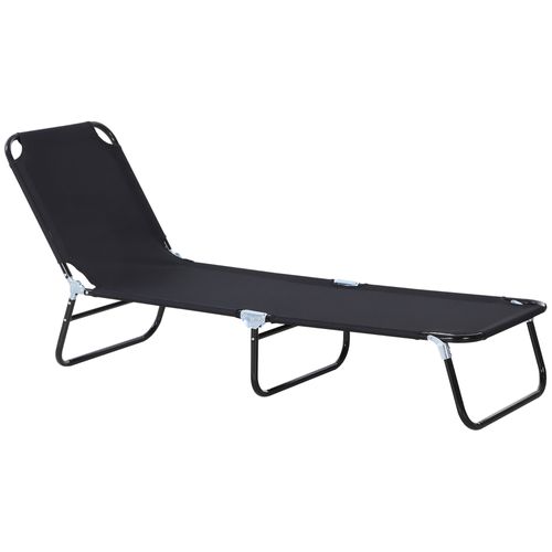 Chaise Longue Réglable En Acier, Pour Jardin, Balcon Et Camping, 188 X 56 X 28 Cm