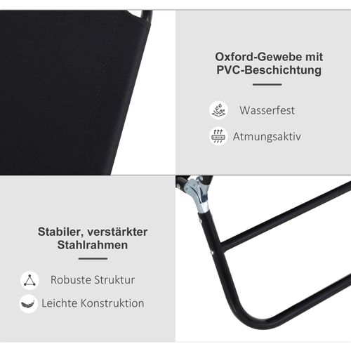 Chaise Longue Réglable En Acier, Pour Jardin, Balcon Et Camping, 188 X 56 X 28 Cm