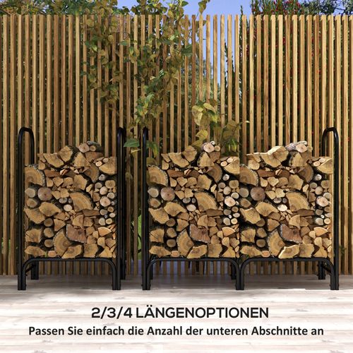 Banc à Bois Métal Noir 120x36x99 Cm Avec Housse Imperméable En Toiles Oxford 600d