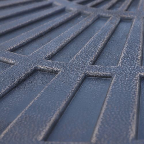 Set 2 Poids Pour Base De Parasol, Poignée Intégrée, Résine Et Métal, Effet Bronze