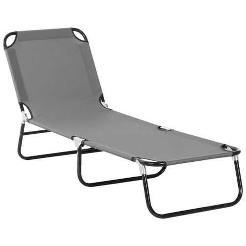 Chaise Longue Jardin En Acier Réglable, Pour Balcon, 188 X 56 X 28 Cm