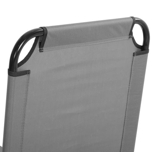 Chaise Longue Jardin En Acier Réglable, Pour Balcon, 188 X 56 X 28 Cm