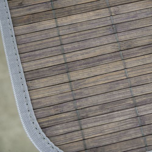 Panier à Linge En Bambou Avec Couvercle 83l, Sac à Linge Amovible, Poignées, Gris