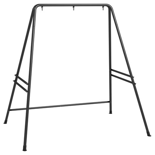 Support Pour Fauteuil Suspendu En Acier, 178x143x180 Cm, Jusqu'à 150 Kg, Noir