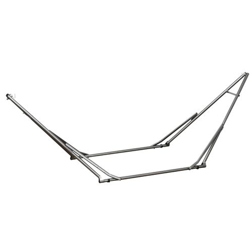 Support De Hamac Pliable En Acier 2-en-1 Avec Portemanteau Jusqu'à 120 Kg, Pour Jardin Et Terrasse