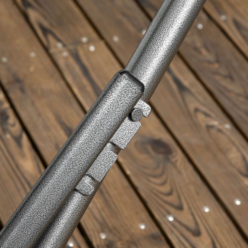 Support De Hamac Pliable En Acier 2-en-1 Avec Portemanteau Jusqu'à 120 Kg, Pour Jardin Et Terrasse
