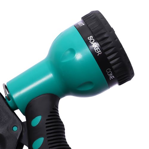 Enrouleur De Tuyau 15 M En Plastique Avec Spray Multijets Pivotant 180° Protection Contre Le Gel