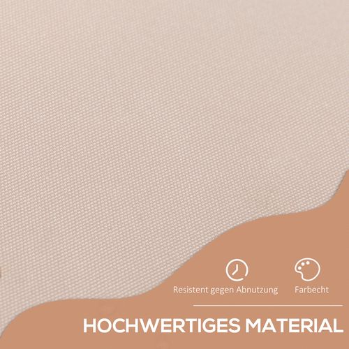 Store De Terrasse En Aluminium, Height Adjustable, 200x150cm, Crème