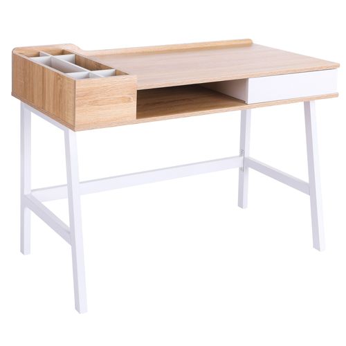 Bureau Avec Compartiments En Bois Polyvalent Avec Tiroir Grande Surface