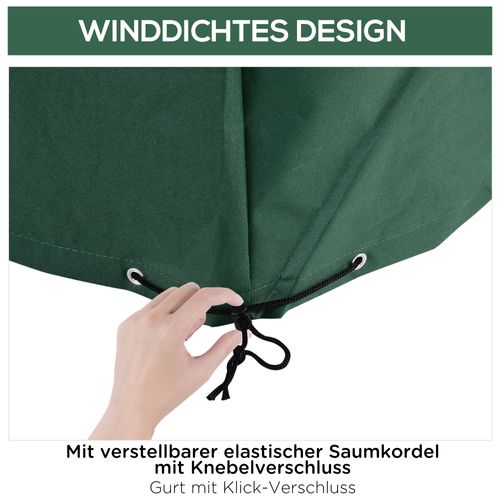 Housse De Protection Pour Mobilier De Jardin 600d Oxford Imperméable Et Uv Résistant, 135x135x75 Cm