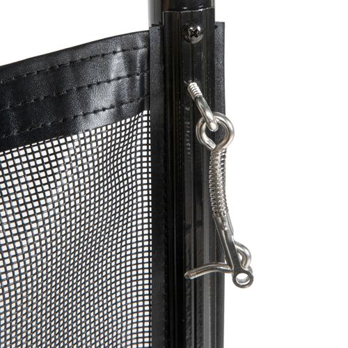 Ensemble De Clôtures Décoratives En Mesh Pour Jardin 365 X 126 Cm, Noir