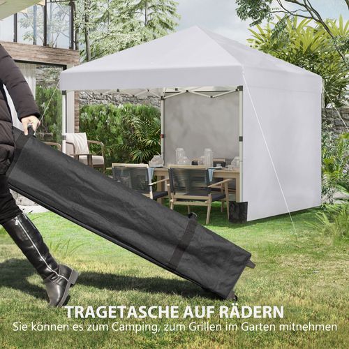 Sacs à Sable Pour Pavillon De Jardin En Acier, Protection Stable Contre Le Vent Et La Météo, Blanc