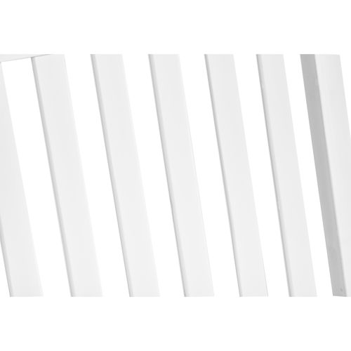 Banc à Bascule En Bois Massif Pour 2 Personnes, Idéal Pour Terrasse, Blanc