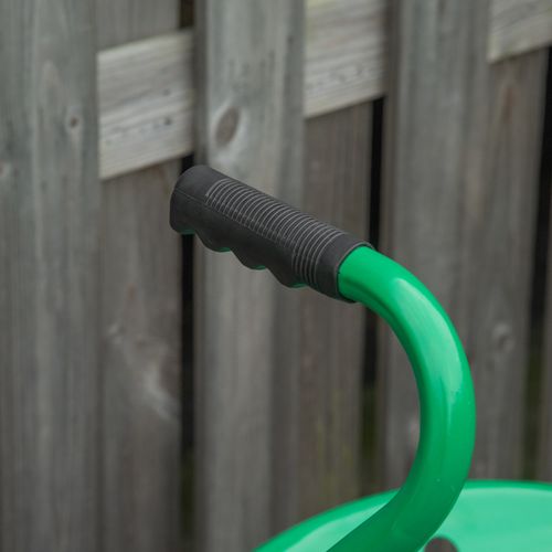 Chariot De Jardin, Siège Rotatif Avec Panier, Ajustable, Capacité 150 Kg, Vert, 81x44,5x46-59 Cm