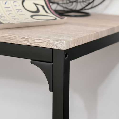 Ensemble Bar Avec 2 Chaises, 3 Pièces, Mdf En Naturel Et Noir Pour Cuisine Et Salle à Manger