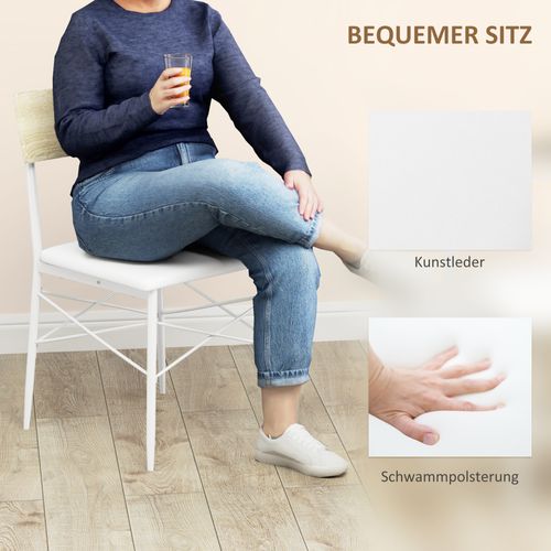 Ensemble Table Chêne Avec Banc Et 2 Chaises 4 Pièces Avec Étagère, Cuisine Salon