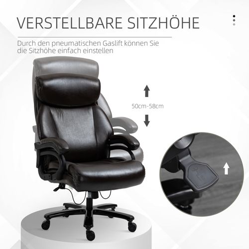 Chaise Gaming, Ergonomique, Bascule, Rembourrée, Réglable, Jusqu’à 180 kg