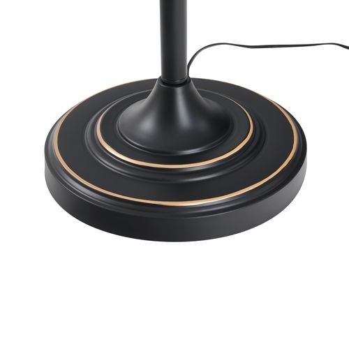 Ensemble De 3 Lampes Vintage Métal, Lampe De Table Ø38x158cm, Lampe Sur Pied 30x62cm