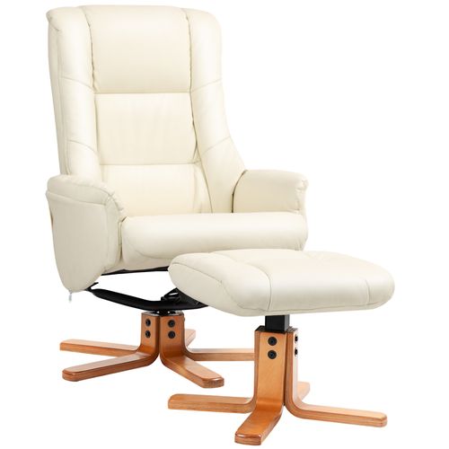 Fauteuil TV Avec Dossier Haut, Inclinable, Repose-pieds, Fonction Bascule, Tissu, Salon