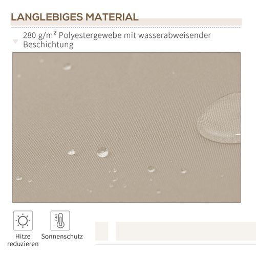 Store De Terrasse Alu 3,95m Protection Solaire Beige Pour Balcon Et Terrasse