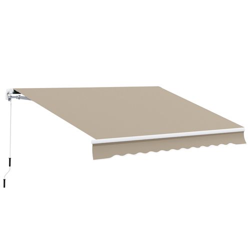 Store De Terrasse Alu 3,95m Protection Solaire Beige Pour Balcon Et Terrasse