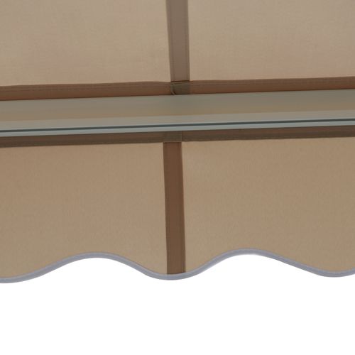 Store De Terrasse Alu 3,95m Protection Solaire Beige Pour Balcon Et Terrasse