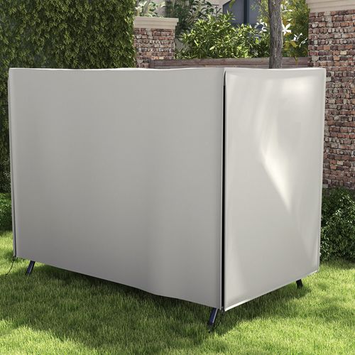 Housse Pour Balancelle, Étanche Avec Protection Uv, Tissu Oxford, 205x124x164 Cm, Gris