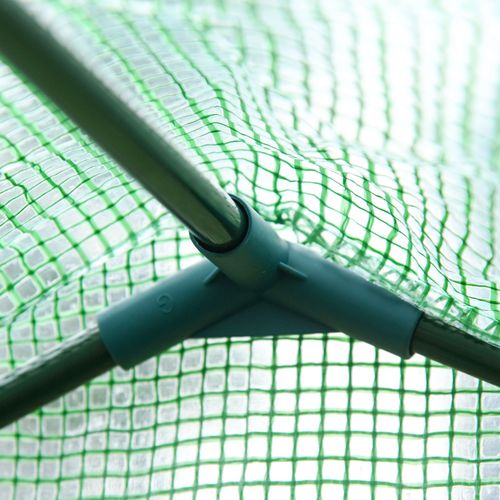 Serre à Tomates 180x100x168 Cm En Acier Et Pvc Avec Fenêtre Et Porte