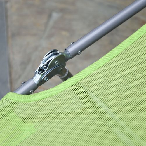 Chaise Longue Pliante En Métal Pour Jardin Et Balcon, 4 Couleurs