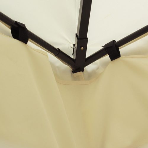 Pavillon De Luxe 3x4m, Avec Toit Double, Pour Jardin Et Terrasse, ,crème