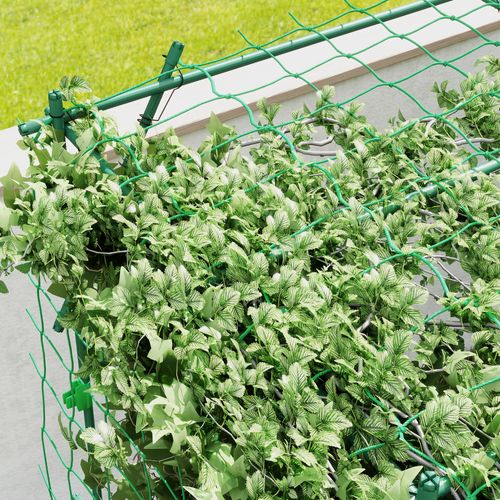 Arc En Métal Inoxydable Pour Plantes Grimpantes Avec Design Triangulaire 223x223x223 Cm