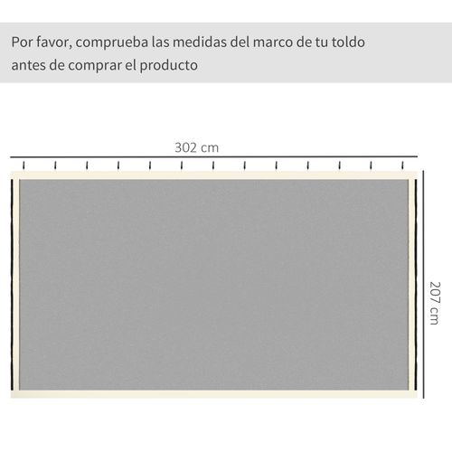 Pavillon En Nylon-mesh Avec 4 Panneaux Latéraux, Système De Fermeture Éclair, 3x3m