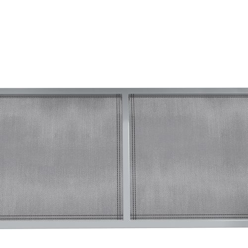 Balançoire De Jardin 3 Places Métal Gris Argent, Avec Toit, Dimensions 170x110x153 Cm